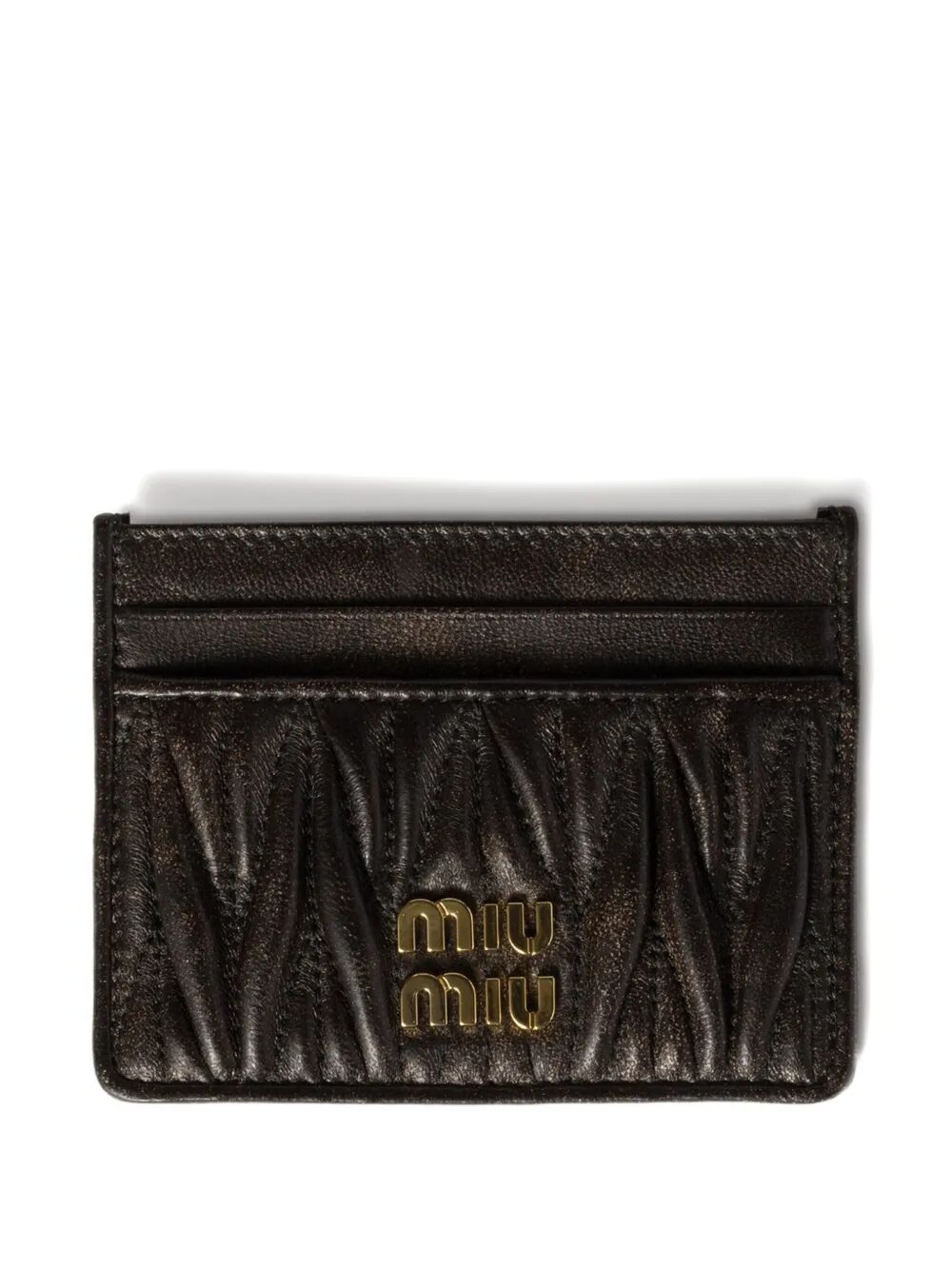 VINTAGE TREATMENT MATELASSÉ NAPPA LEATHER CARD HOLDER 5MC076AF6QF0201 (MIU MIU / 財布・カードケース ) | MIU MIU (ミュウミュウ)