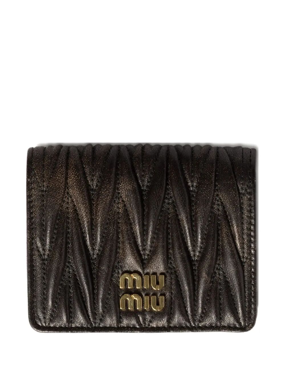 VINTAGE TREATMENT MATELASSÉ NAPPA LEATHER SMALL WALLET 5MV204AF6QF0201 (MIU MIU / 財布・カードケース ) | MIU MIU (ミュウミュウ)