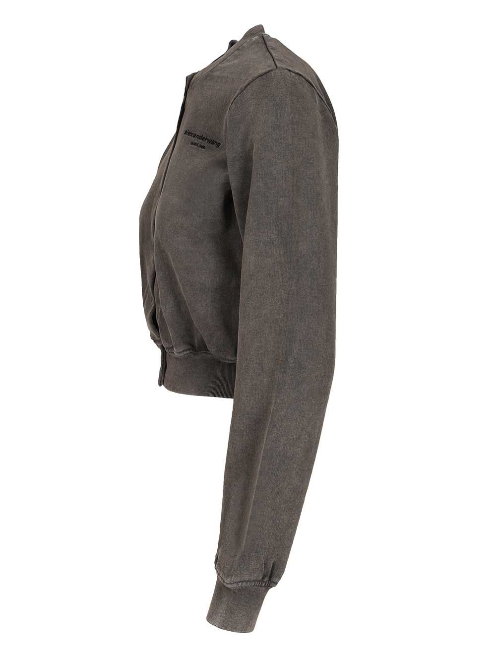 Short cotton cardigan 1CC3251060011 (alexanderwang / スウェット・フーディー ) | alexanderwang (アレキサンダーワン)(2)