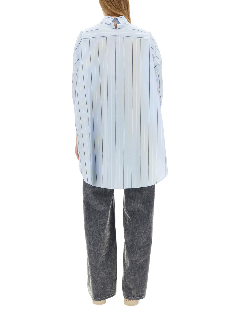 ASYMMETRICAL STRIPED SHIRT CAMA0567S0UTC313STB24 (Marni / シャツ・ブラウス ) | Marni (マルニ)(2)