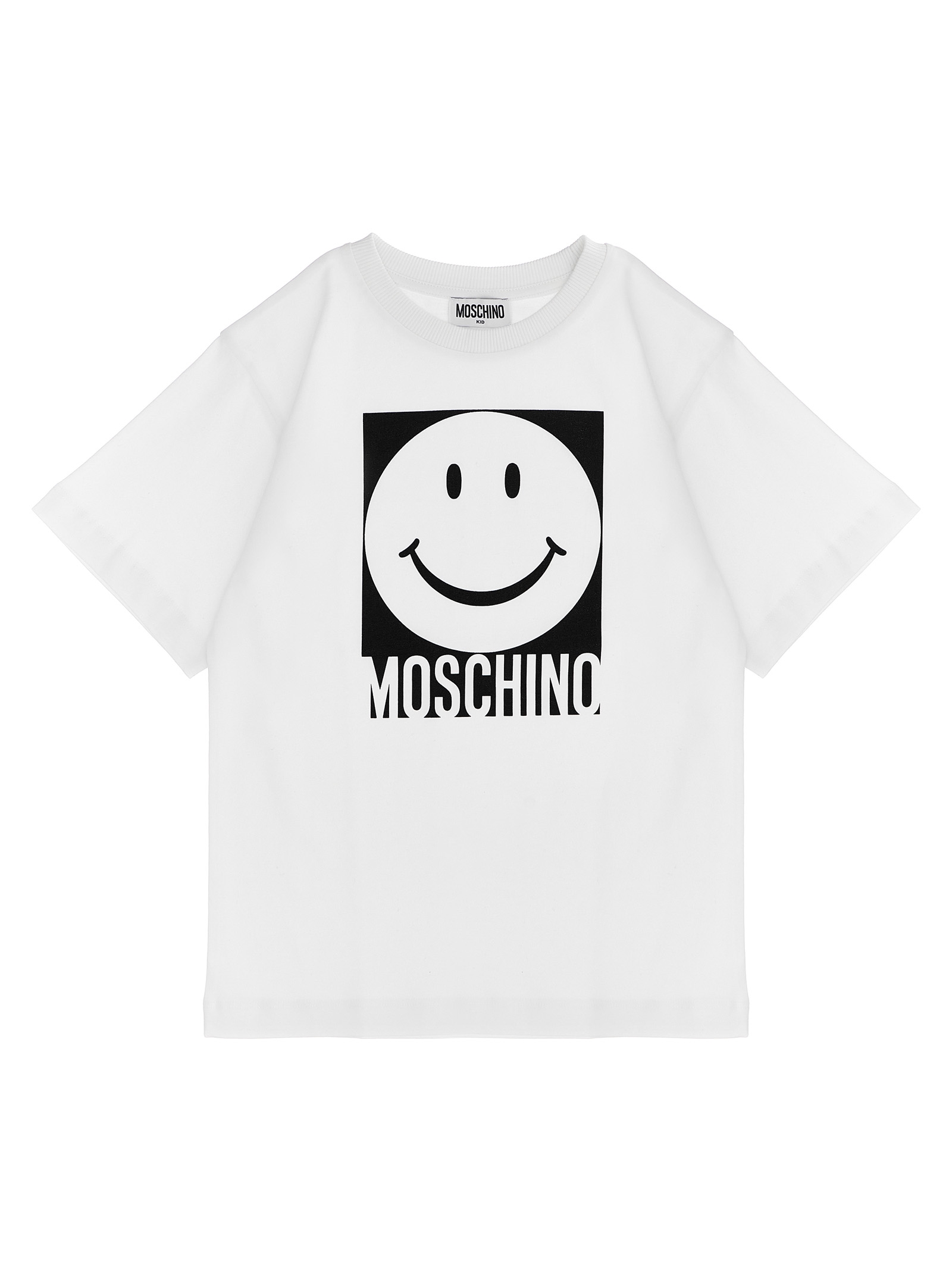 Printed T-shirt HSM05GLAA01BIANCOOTTICO (MOSCHINO / Tシャツ・カットソー ) | MOSCHINO (モスキーノ)