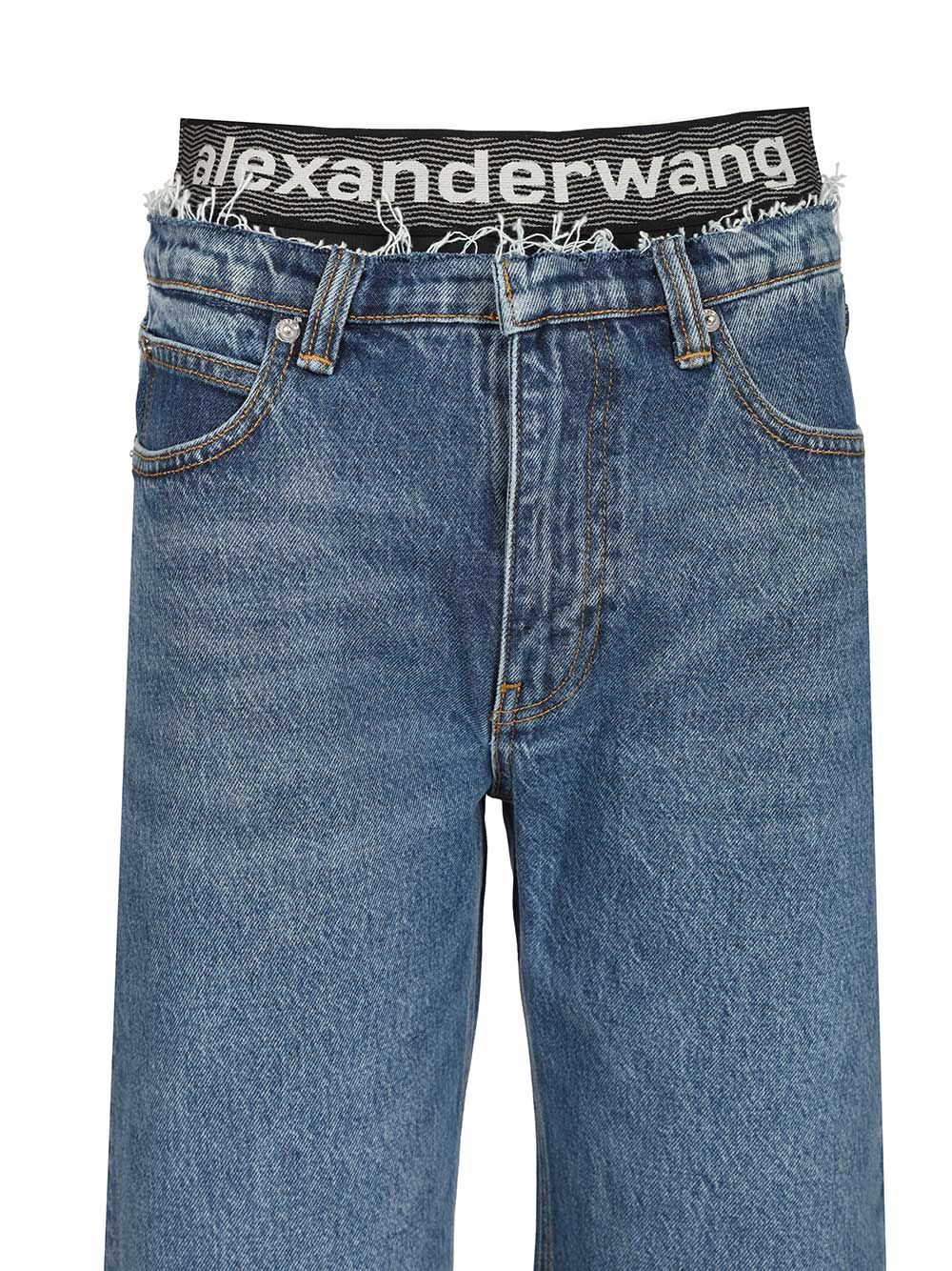 Indigo EZ jeans with integrated design 4DC3254752473 (alexanderwang / ジーンズ ) | alexanderwang (アレキサンダーワン)(3)