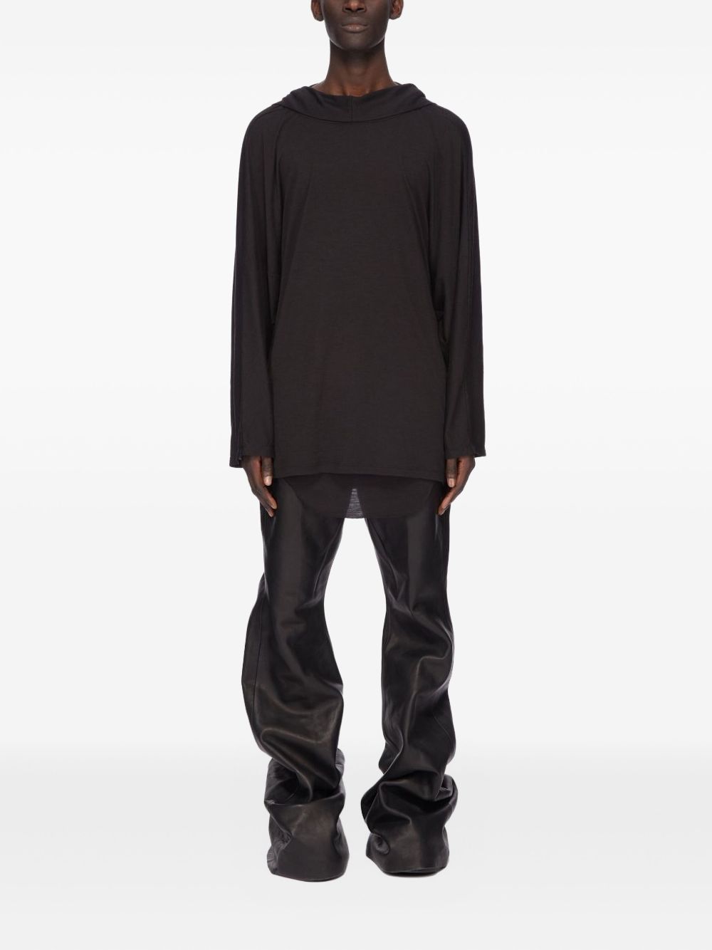 Rick Owens Sweaters Black RR02E1502JSW09 (Rick Owens / スウェット・フーディー ) | Rick Owens (リック オウエンス)(1)