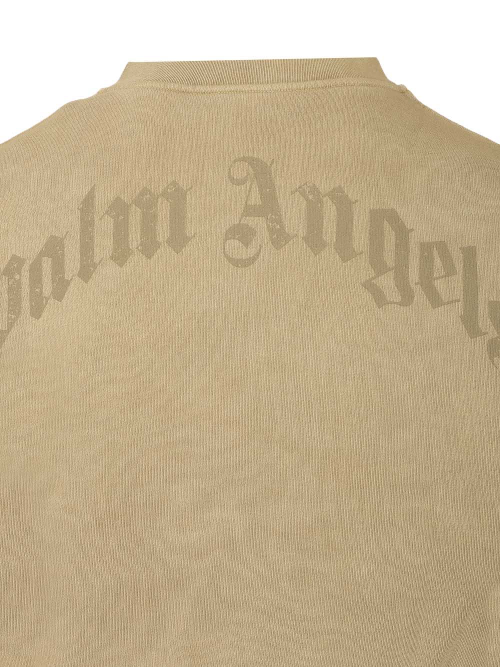 Curved logo sweatshirt PMBA08KF25FLE0015852 (Palm Angels / スウェット・フーディー ) | Palm Angels (パームエンジェルス)(3)