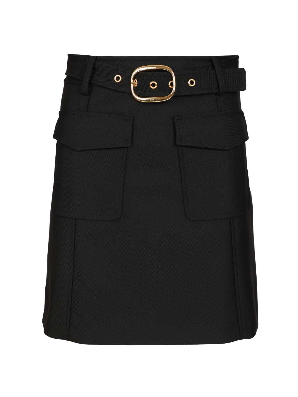 JUPE COURTE CEINTURE RJ03I523K38NO (CELINE / スカート ) | CELINE (セリーヌ)