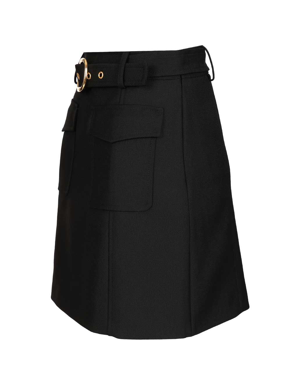 JUPE COURTE CEINTURE RJ03I523K38NO (CELINE / スカート ) | CELINE (セリーヌ)(2)