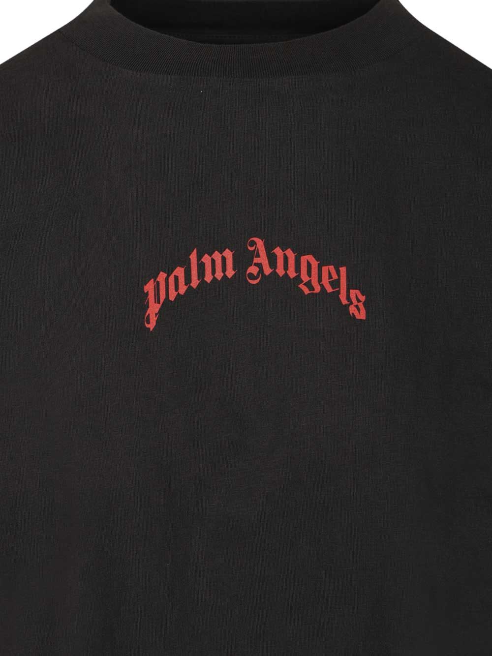 Oversized T-shirt PMAA10BF25JER0011025 (Palm Angels / Tシャツ・カットソー ) | Palm Angels (パームエンジェルス)(3)