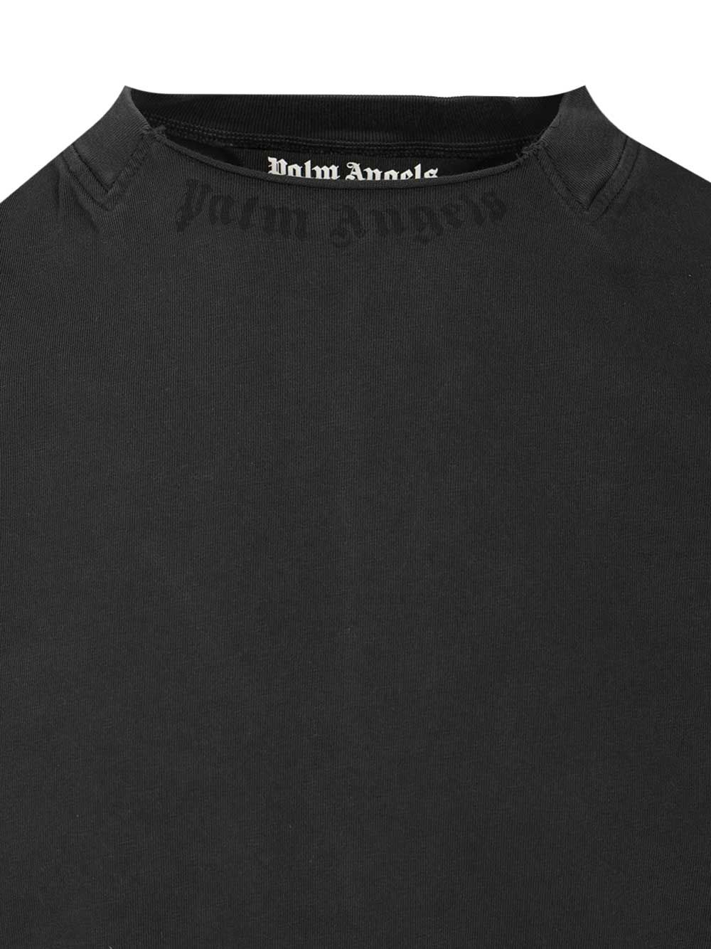 Cotton T-shirt PMAA10HF25JER0011310 (Palm Angels / Tシャツ・カットソー ) | Palm Angels (パームエンジェルス)(2)