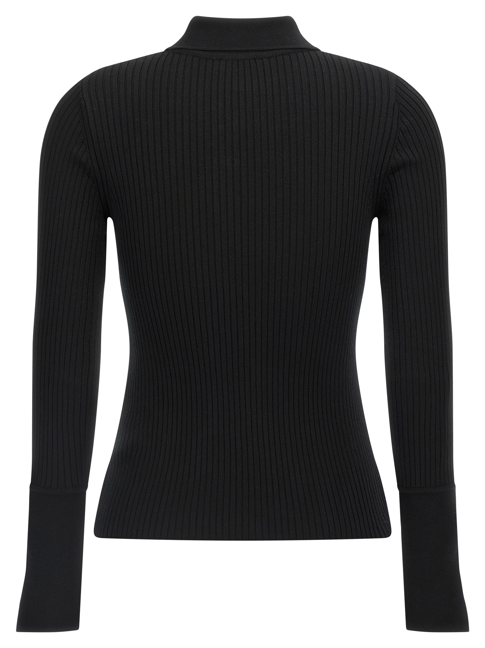 'Classic Rib' polo shirt 325MPO051FI00019999 (Courrèges / ニット・セーター・カーディガン ) | Courrèges (クレージュ)(1)