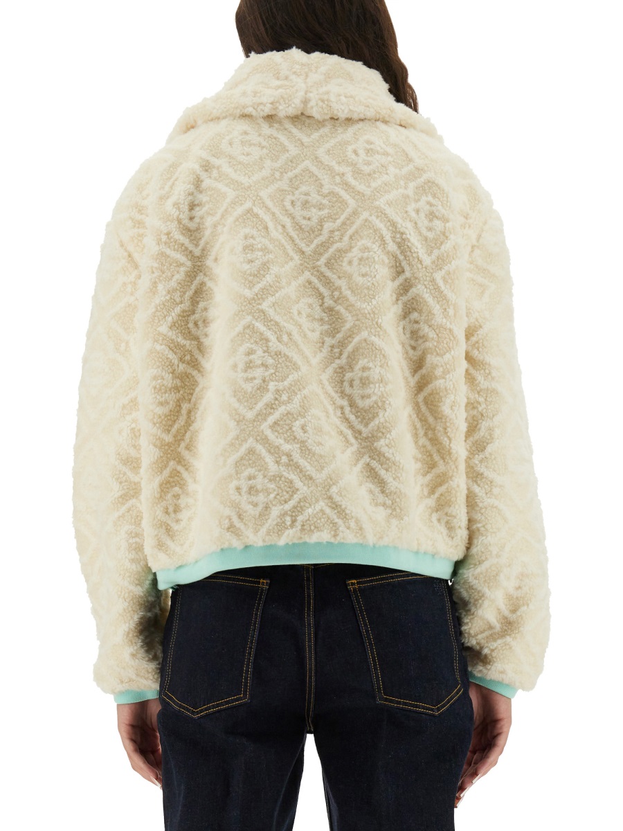 MONOGRAMMED FLEECE JACKET WPF25JK39001OFFWHITE (Casablanca / カジュアルジャケット ) | Casablanca (カサブランカ)(2)