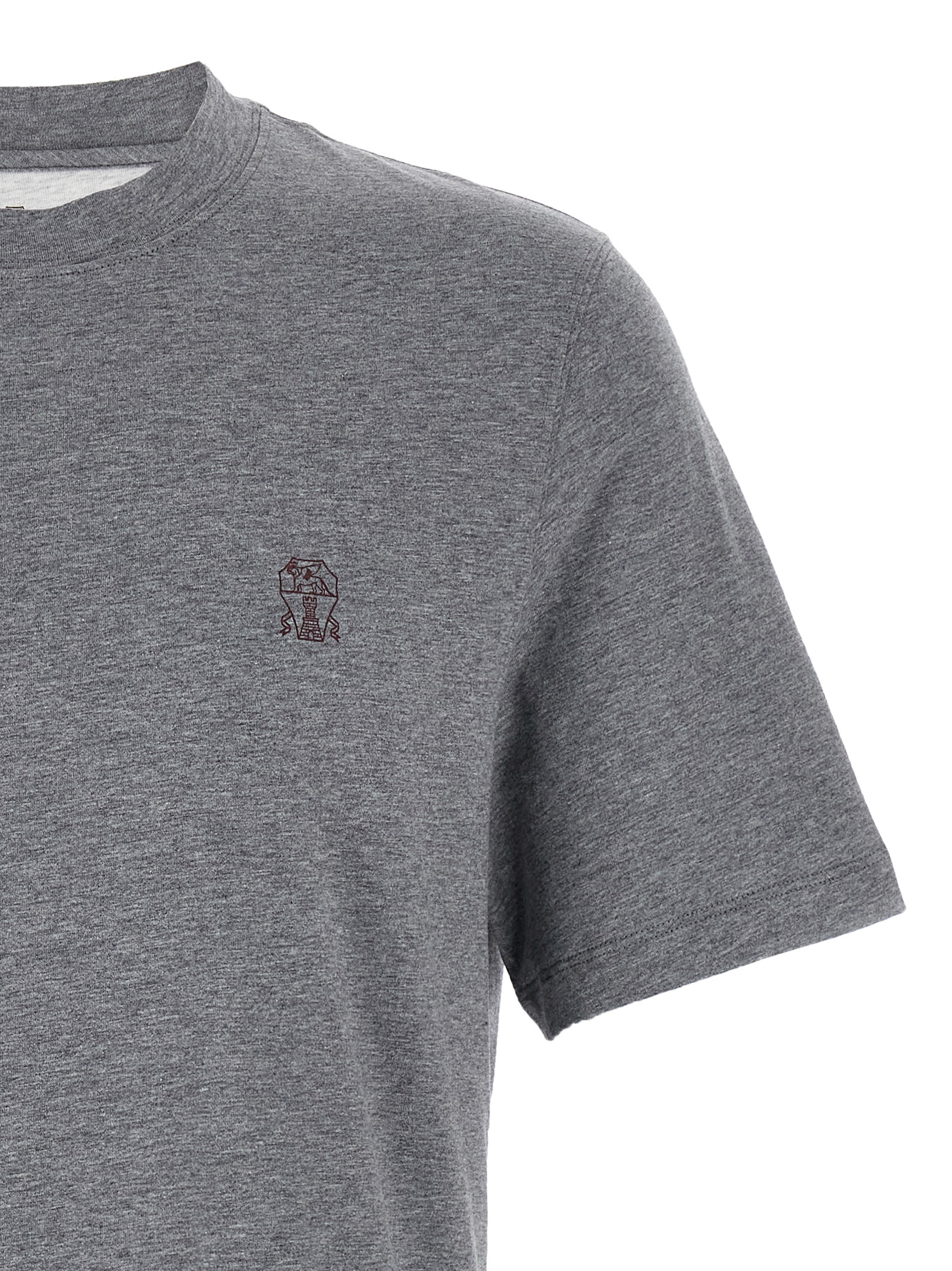 Logo print T-shirt M0B138440CJB11 (Brunello Cucinelli / Tシャツ・カットソー ) | Brunello Cucinelli (ブルネロ・クチネリ)(2)