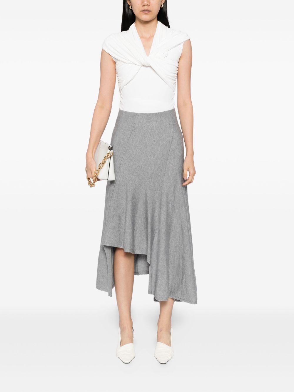 KHAITE Skirts Light Grey 9890511285 (KHAITE / スカート ) | KHAITE (ケイト)(4)