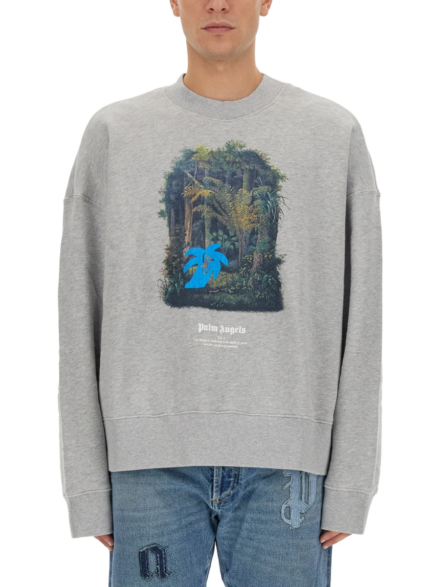 HUNTING IN THE FOREST SWEATSHIRT PMBA026E23FLE0010840 (Palm Angels / スウェット・フーディー ) | Palm Angels (パームエンジェルス)