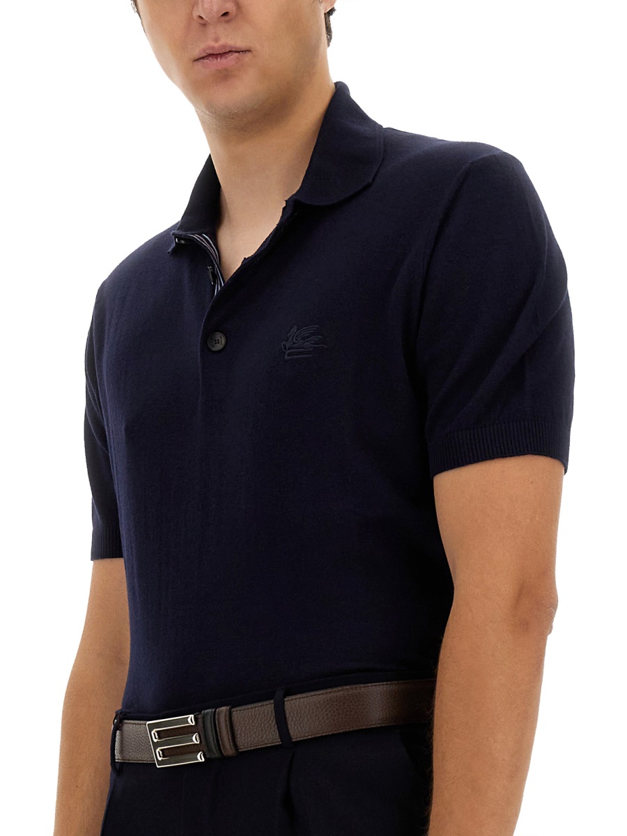 POLO SHIRT WITH PEGASUS EMBROIDERY MRKF0004AC258B0665 (ETRO / ポロシャツ ) | ETRO (エトロ)(4)