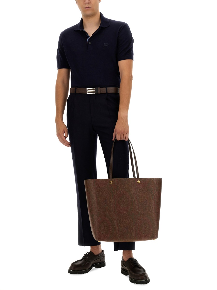 POLO SHIRT WITH PEGASUS EMBROIDERY MRKF0004AC258B0665 (ETRO / ポロシャツ ) | ETRO (エトロ)(1)
