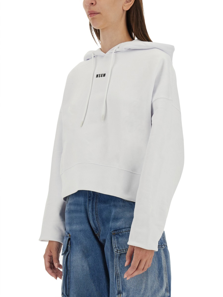 SWEATSHIRT WITH LOGO 2000MDM50920000101 (MSGM / スウェット・フーディー ) | MSGM (エムエスジーエム)(1)