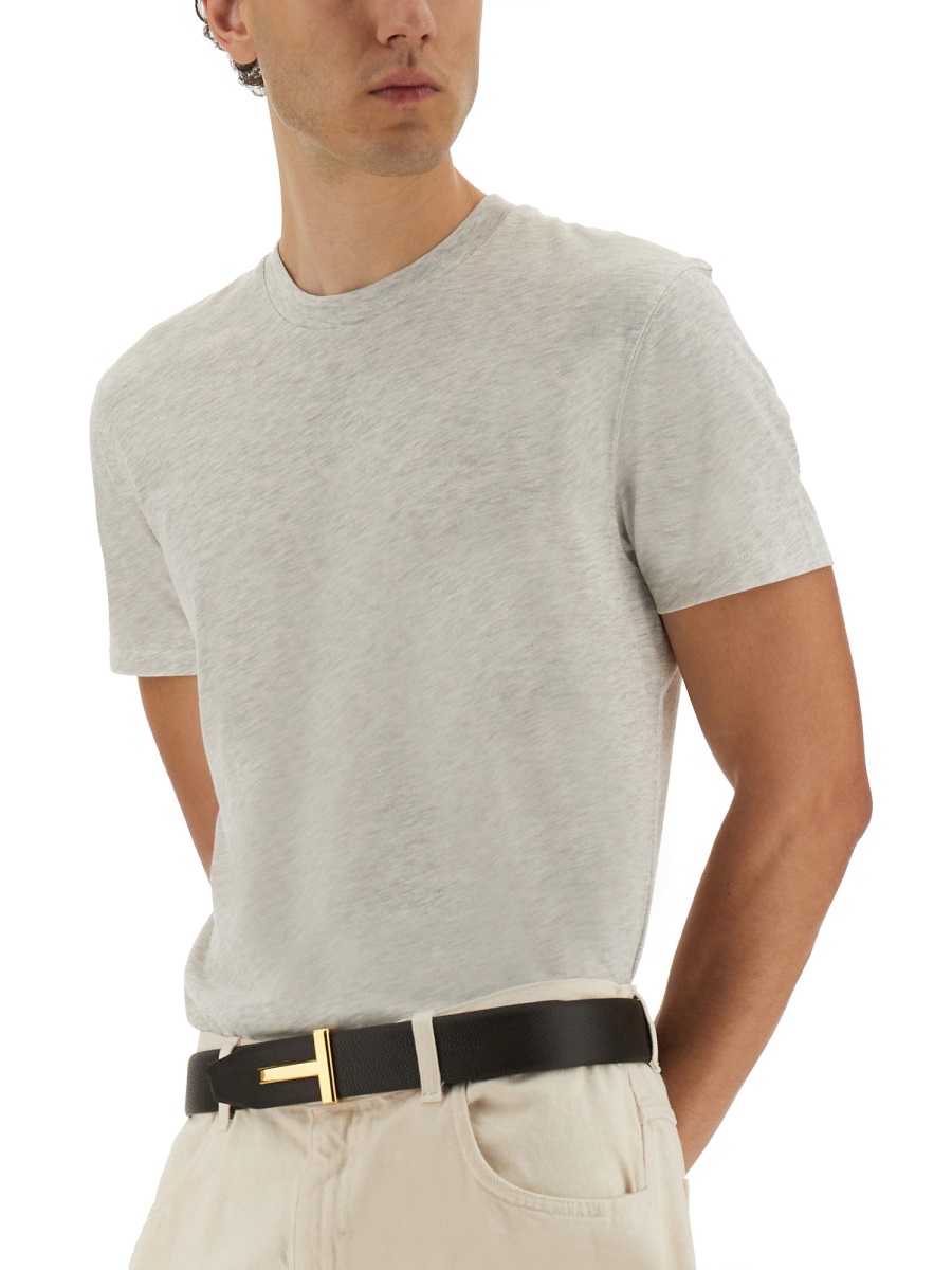 MELANGE COTTON BLEND T-SHIRT JCS001JMC076IG014 (TOM FORD / Tシャツ・カットソー ) | TOM FORD (トムフォード)(3)
