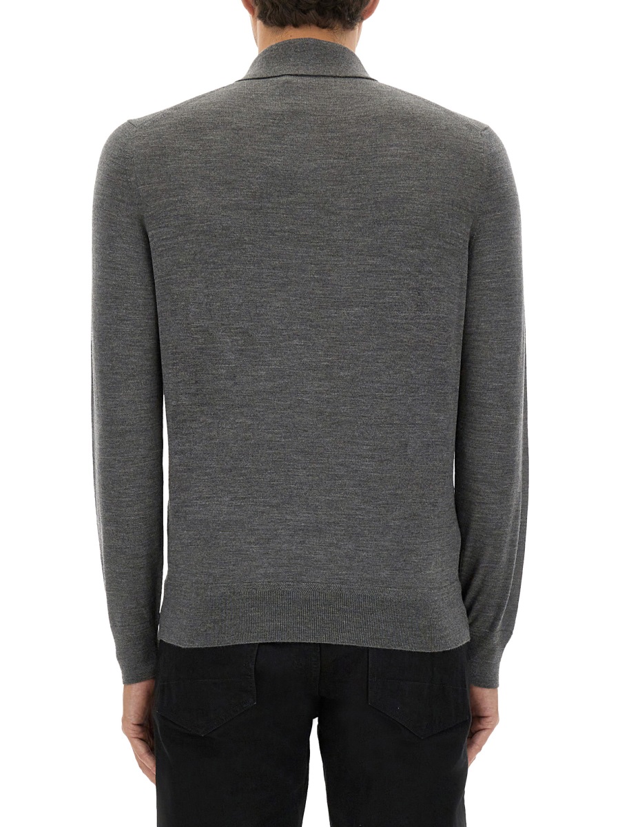 FINE MERINO VIRGIN WOOL POLO SHIRT KPL003YMW103IG680 (TOM FORD / ポロシャツ ) | TOM FORD (トムフォード)(2)