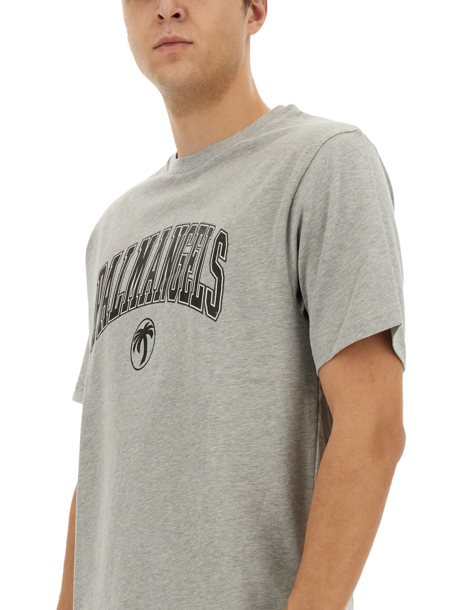 T-SHIRT WITH LOGO PMAA089S25JER0010810 (Palm Angels / Tシャツ・カットソー ) | Palm Angels (パームエンジェルス)(3)
