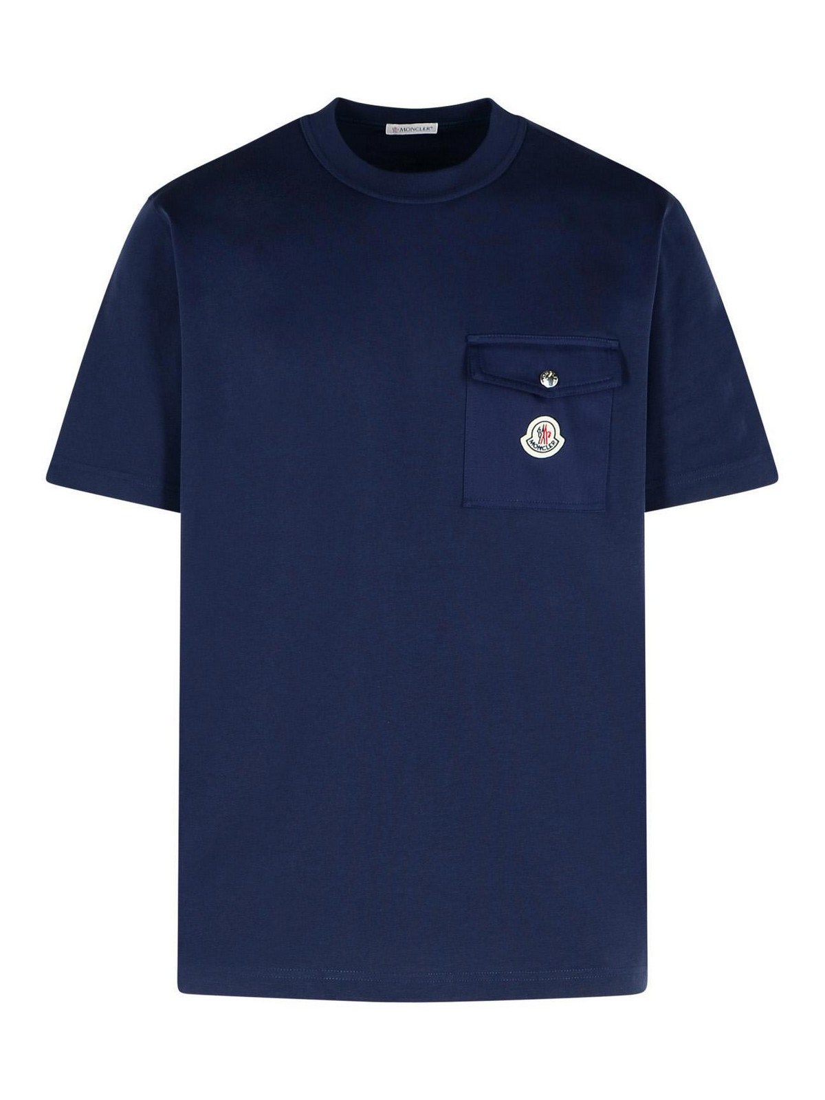 Blue Cotton T-Shirt 0918C0003289AVF7A9 (Moncler / Tシャツ・カットソー ) | Moncler (モンクレール)
