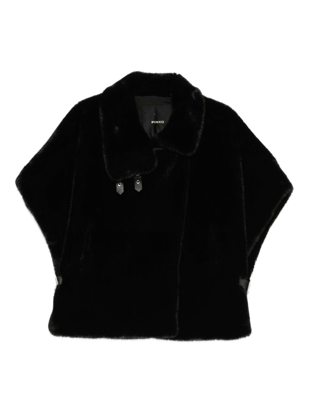 Pinko Coats Black 103837A2PICOMODINOZ99 (PINKO / レザー&ファージャケット・コート ) | PINKO (ピンコ)