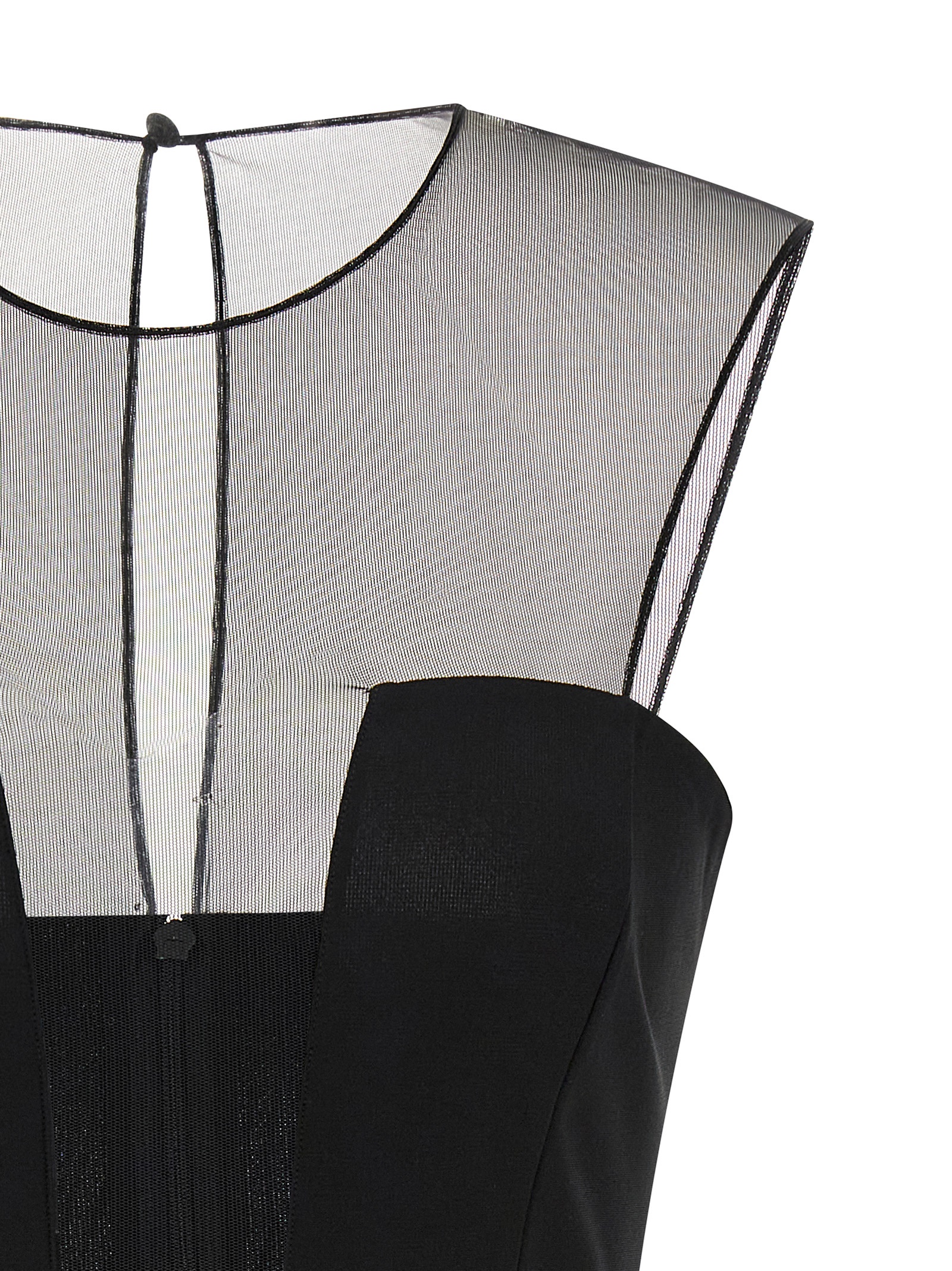 Tulle insert dress NDDR2641000100BLACK (NENSI DOJAKA / ワンピース・ドレス・オールインワン ) | NENSI DOJAKA (ネンシ ドジョカ)(2)