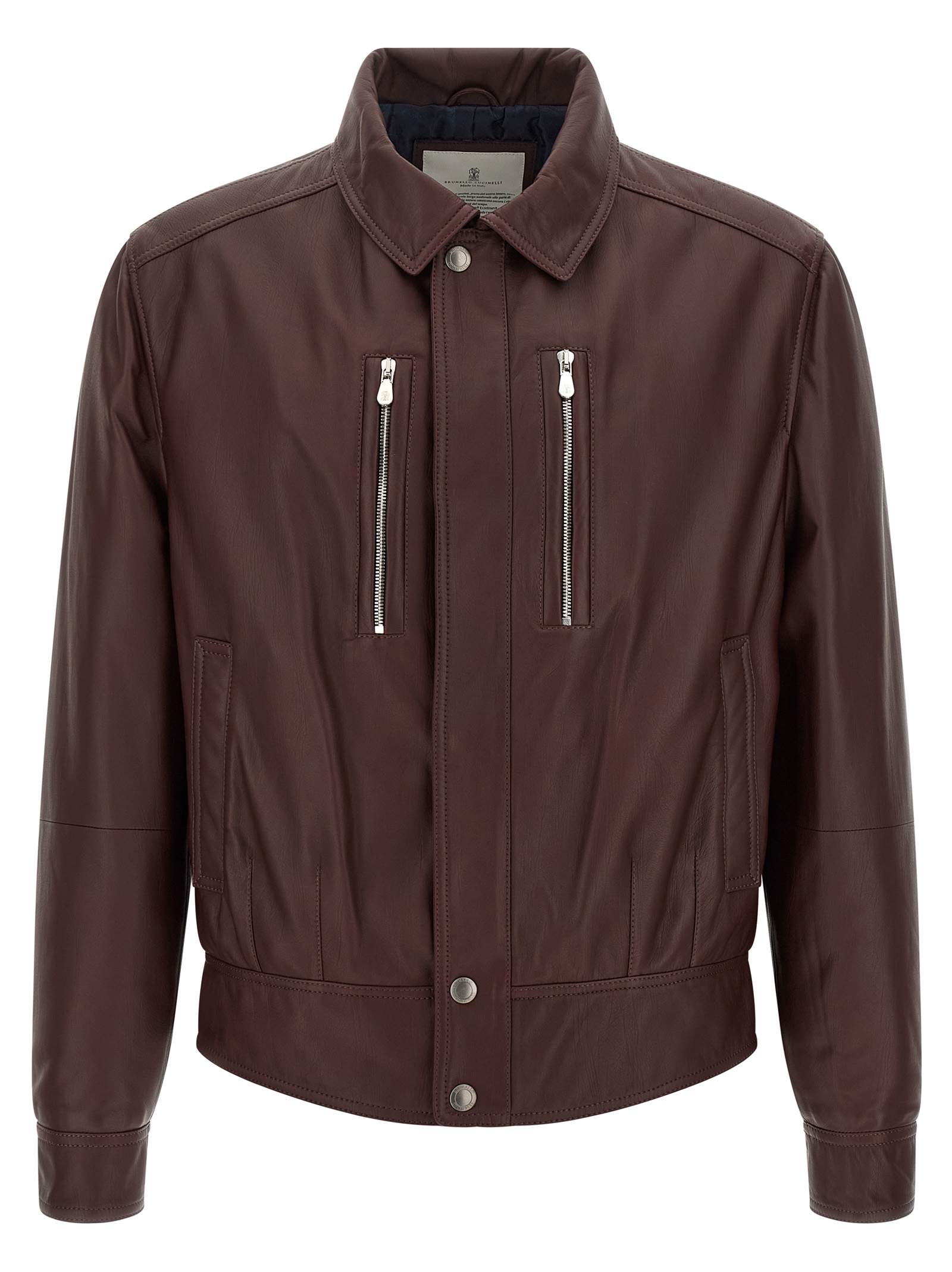 Biker nappa Texture MPAMA2049C4253 (Brunello Cucinelli / レザー&ファージャケット・コート ) | Brunello Cucinelli (ブルネロ・クチネリ)