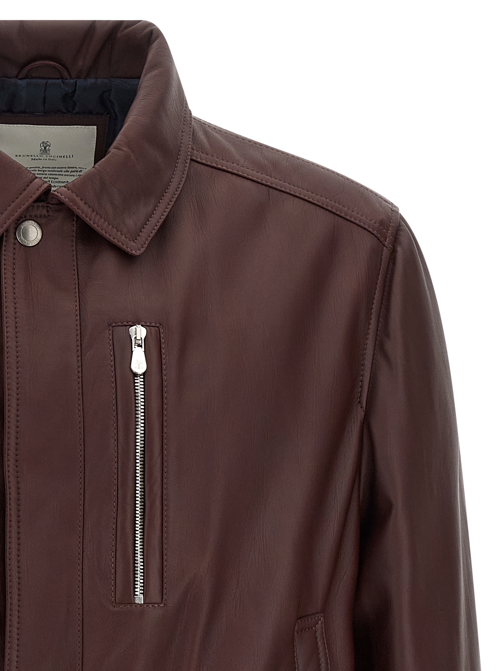 Biker nappa Texture MPAMA2049C4253 (Brunello Cucinelli / レザー&ファージャケット・コート ) | Brunello Cucinelli (ブルネロ・クチネリ)(2)