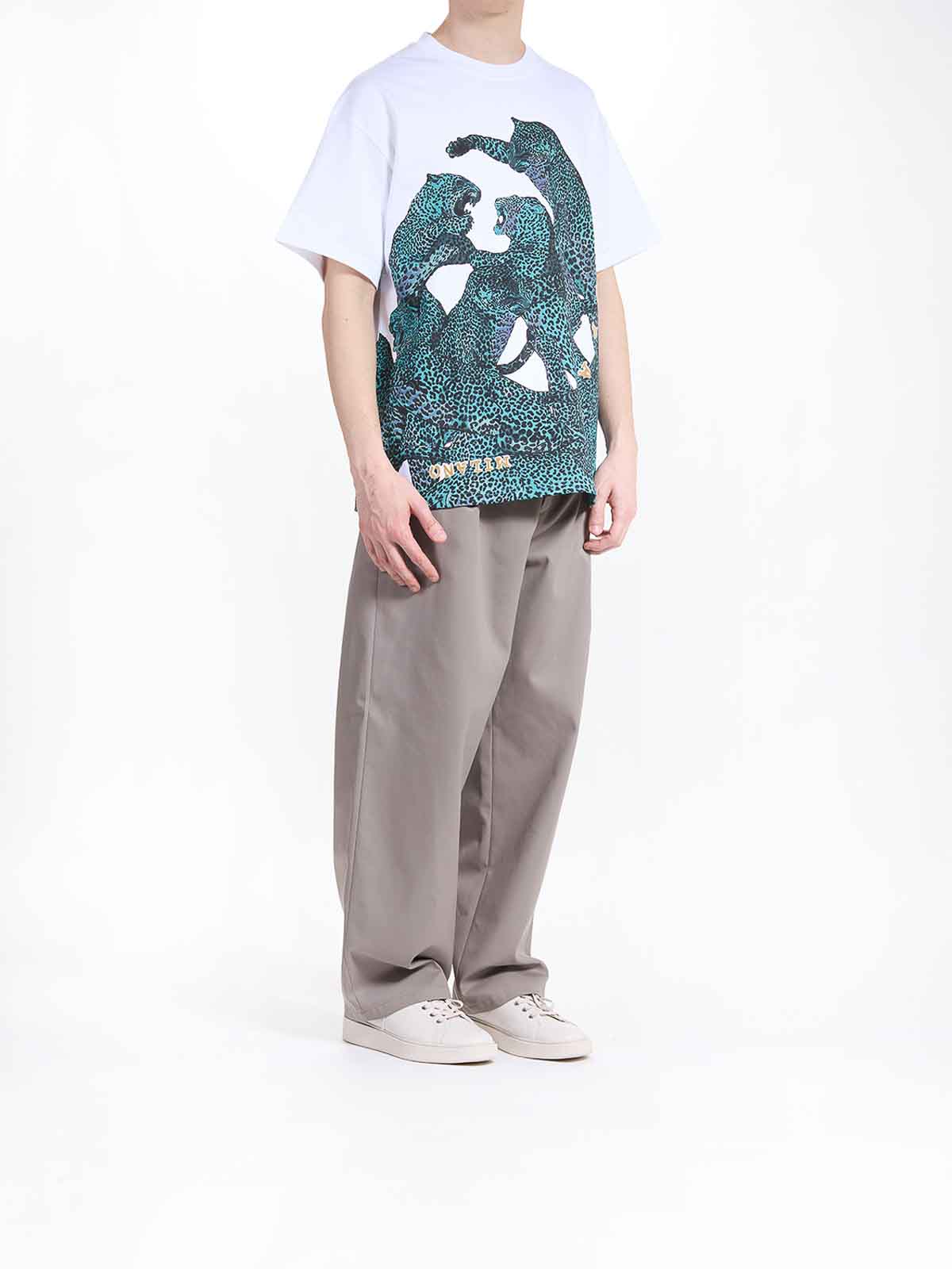 Placed Full Leopard T-Shirt 78OAHA06CJ718003 (Just Cavalli / Tシャツ・カットソー ) | Just Cavalli (ジャスト カヴァリ)(2)