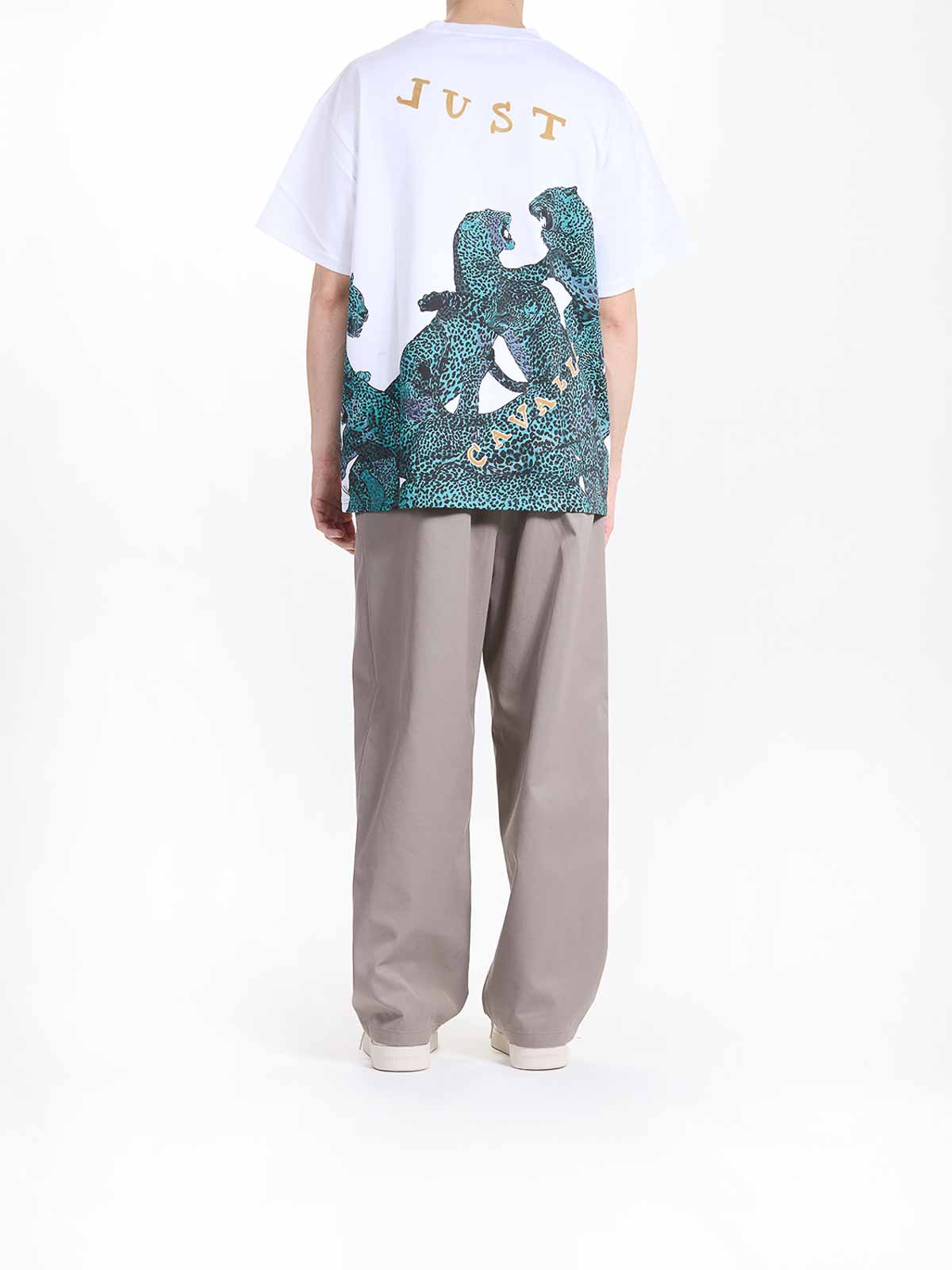 Placed Full Leopard T-Shirt 78OAHA06CJ718003 (Just Cavalli / Tシャツ・カットソー ) | Just Cavalli (ジャスト カヴァリ)(3)