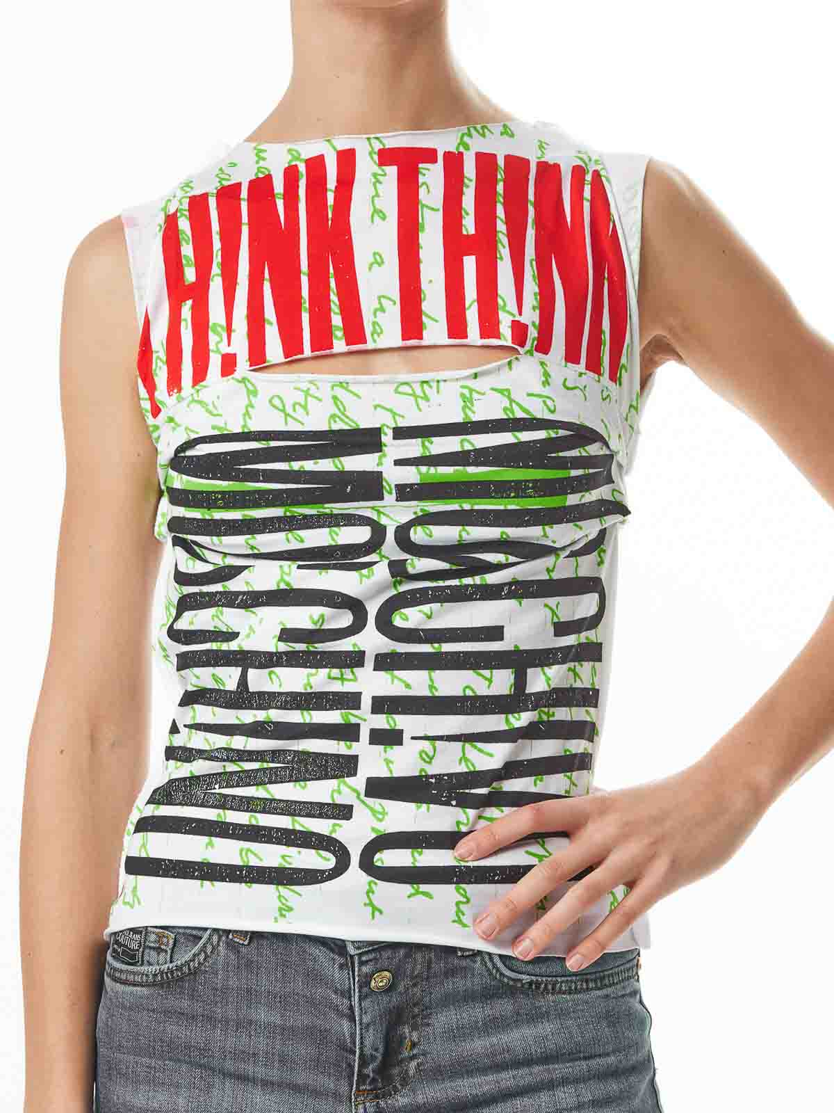 Th!Nk Top 251D121204411393 (MOSCHINO / タンクトップ・キャミソール ) | MOSCHINO (モスキーノ)(4)