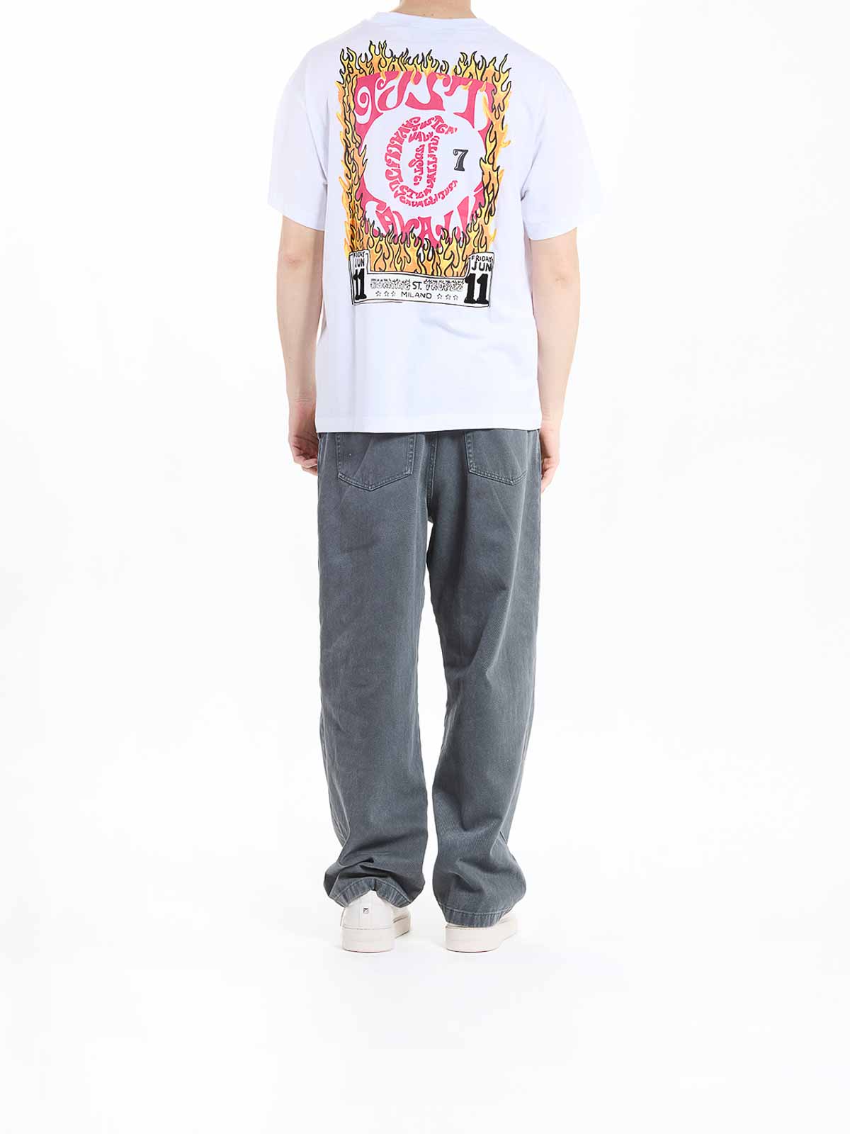 Flames T-Shirt 78OAHC02CJ600003 (Just Cavalli / Tシャツ・カットソー ) | Just Cavalli (ジャスト カヴァリ)(1)