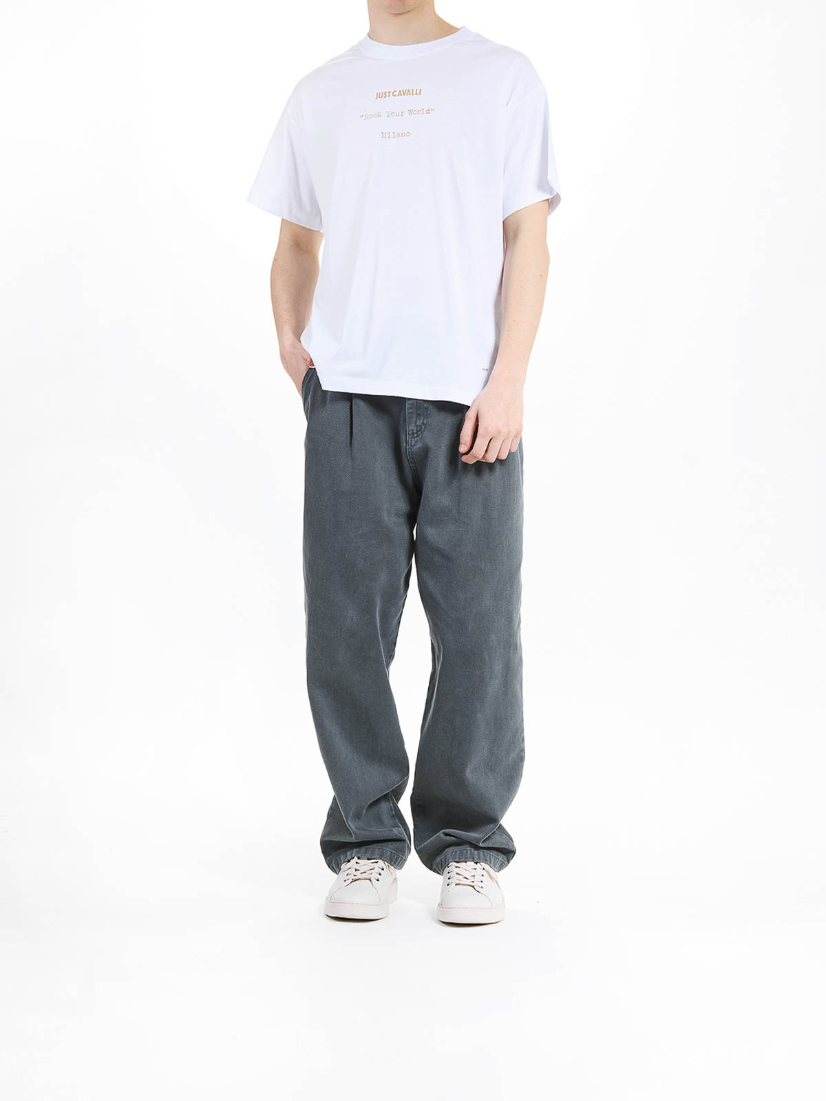 Flames T-Shirt 78OAHC02CJ600003 (Just Cavalli / Tシャツ・カットソー ) | Just Cavalli (ジャスト カヴァリ)(2)