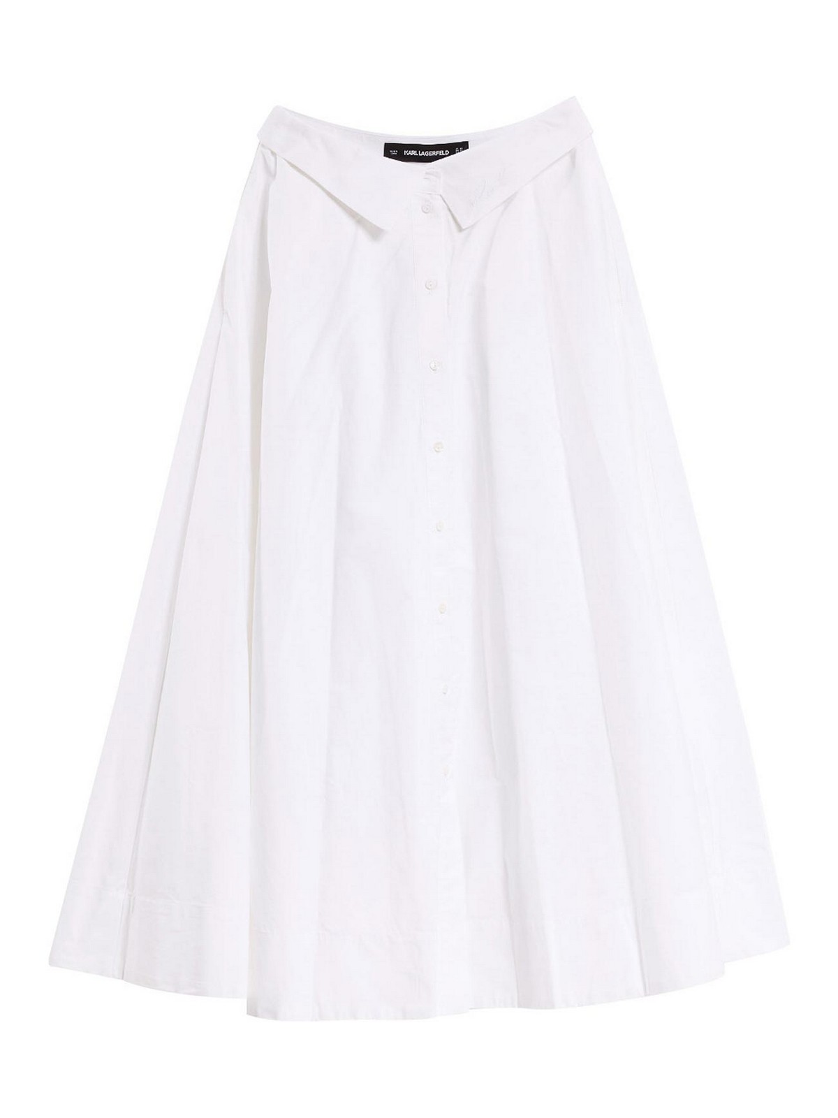 Poplin Skirt A2W12005100 (KARL LAGERFELD / スカート ) | KARL LAGERFELD (カール・ラガーフェルド)