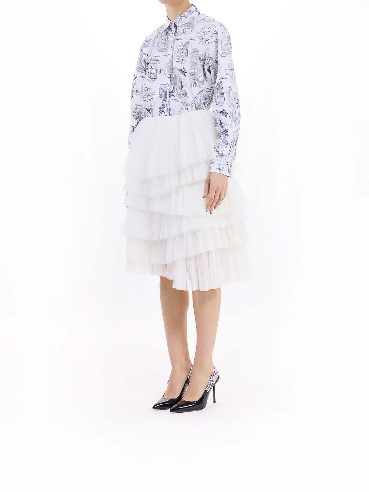 Karl Studio Tulle Skirt A2W12026100 (KARL LAGERFELD / スカート ) | KARL LAGERFELD (カール・ラガーフェルド)(2)