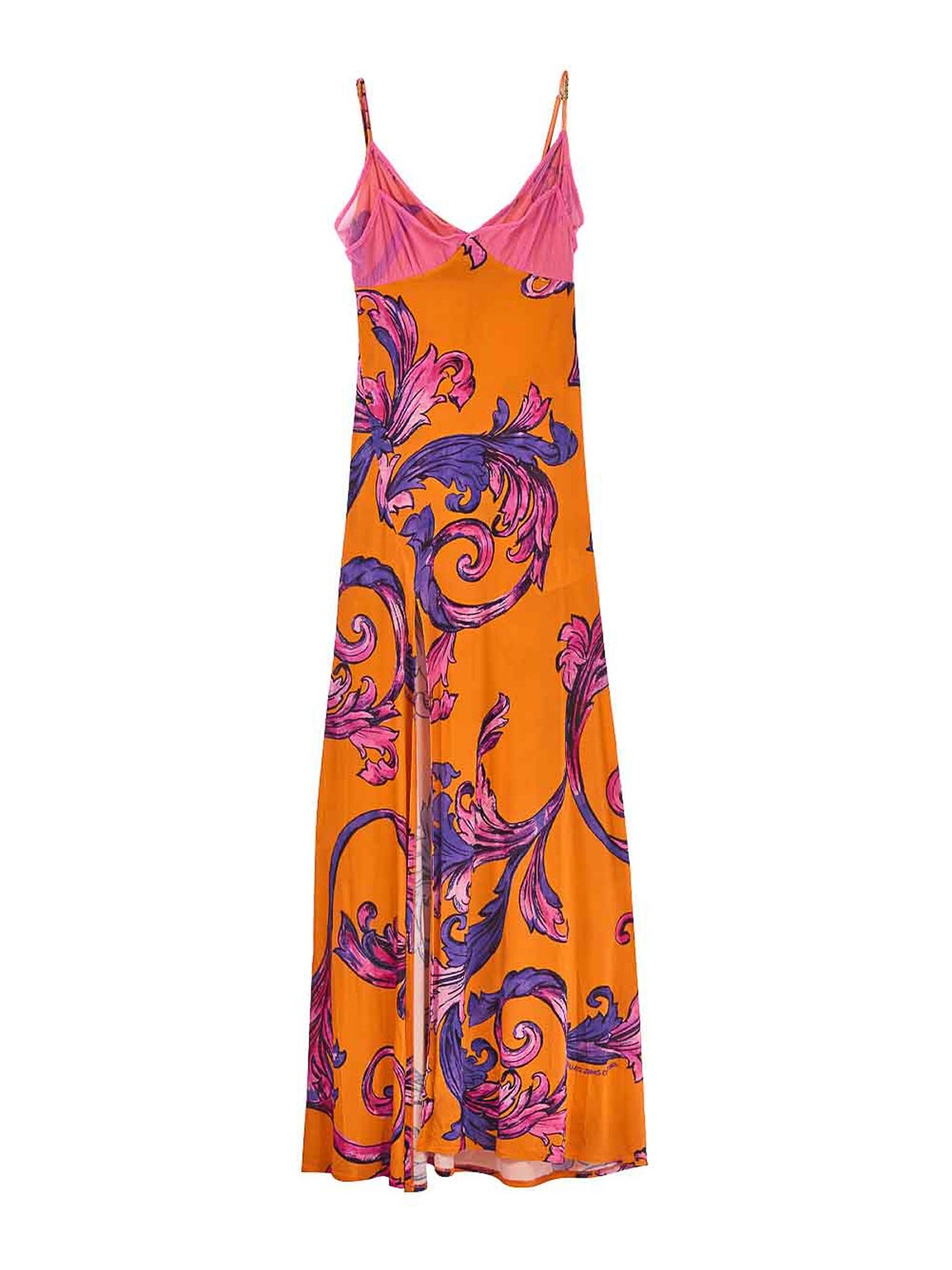 Long baroque dress 78HAO900JS471565 (VERSACE JEANS COUTURE / ワンピース・ドレス・オールインワン ) | VERSACE JEANS COUTURE (ヴェルサーチェ ジーンズ クチュール)