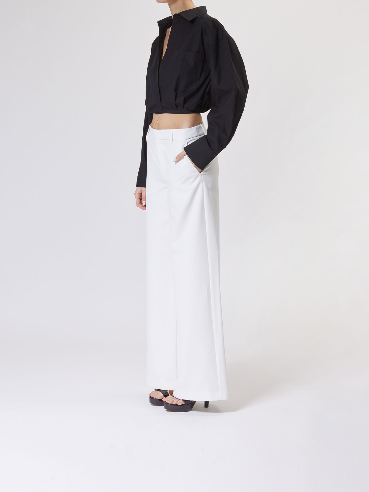 Wide pants 251K1033932250002 (MOSCHINO JEANS / パンツ ) | MOSCHINO JEANS (モスキーノ ジーンズ)(2)