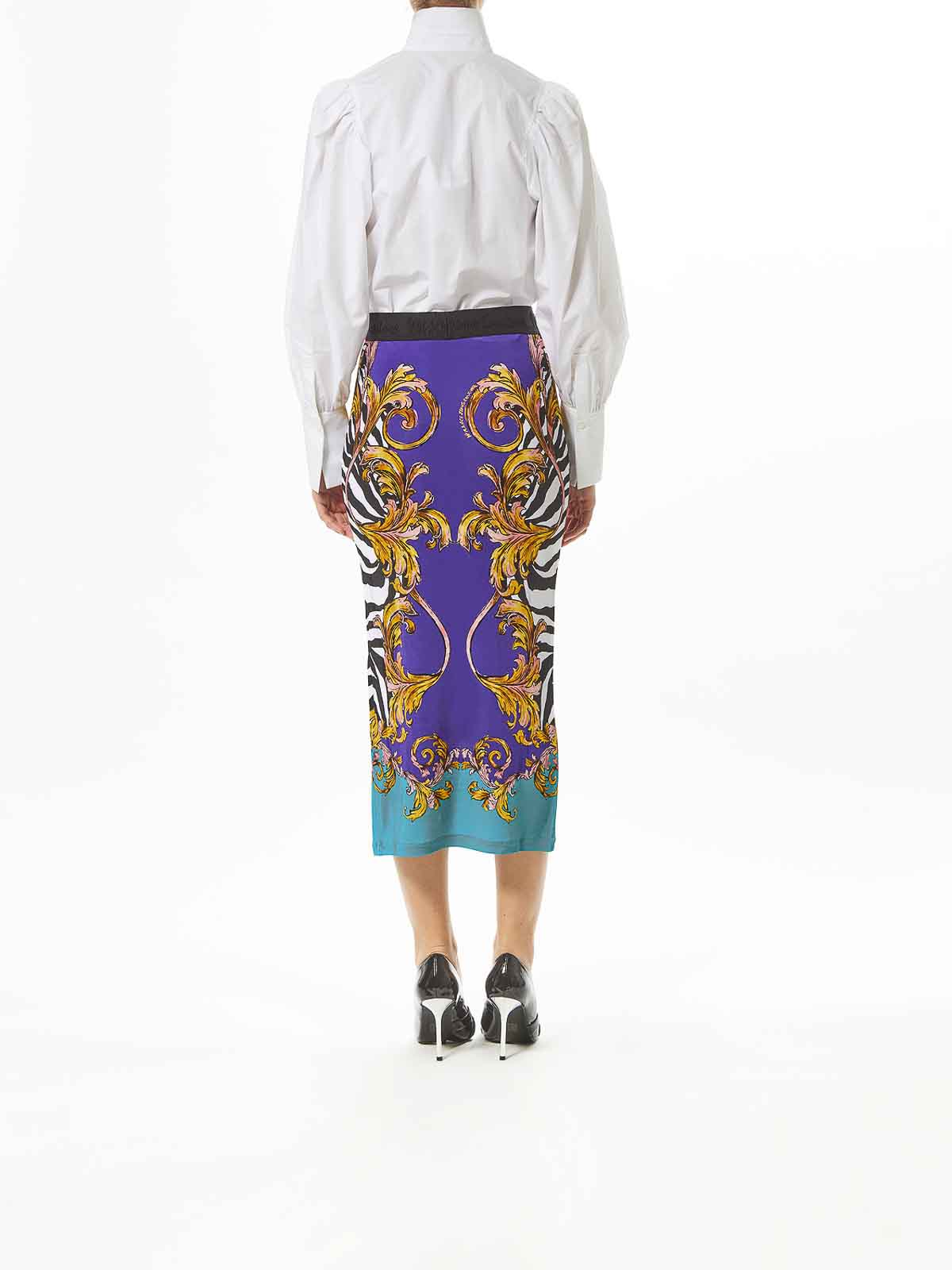 Baroque zebra skirt 78HAE8P6JS475322 (VERSACE JEANS COUTURE / スカート ) | VERSACE JEANS COUTURE (ヴェルサーチェ ジーンズ クチュール)(3)