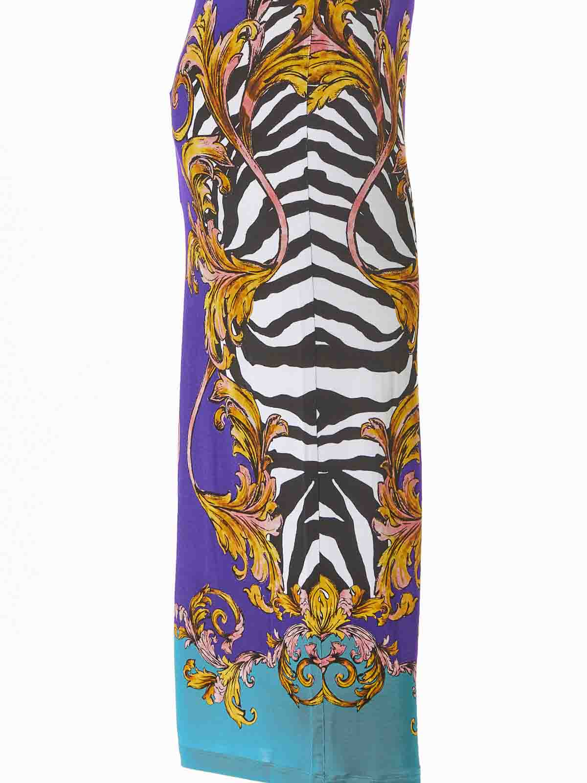 Baroque zebra skirt 78HAE8P6JS475322 (VERSACE JEANS COUTURE / スカート ) | VERSACE JEANS COUTURE (ヴェルサーチェ ジーンズ クチュール)(4)