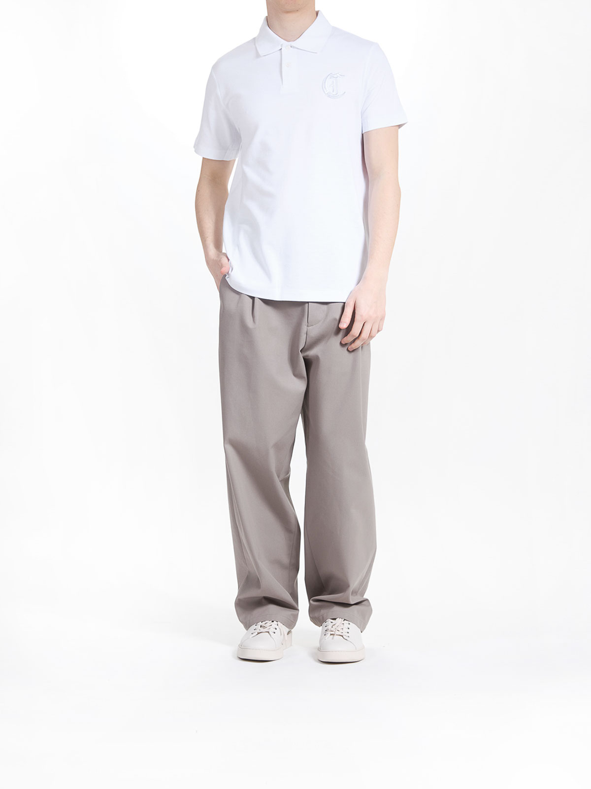 Jc Embroidery Lurex Polo 78OAGT13CJ506003 (Just Cavalli / ポロシャツ ) | Just Cavalli (ジャスト カヴァリ)(1)