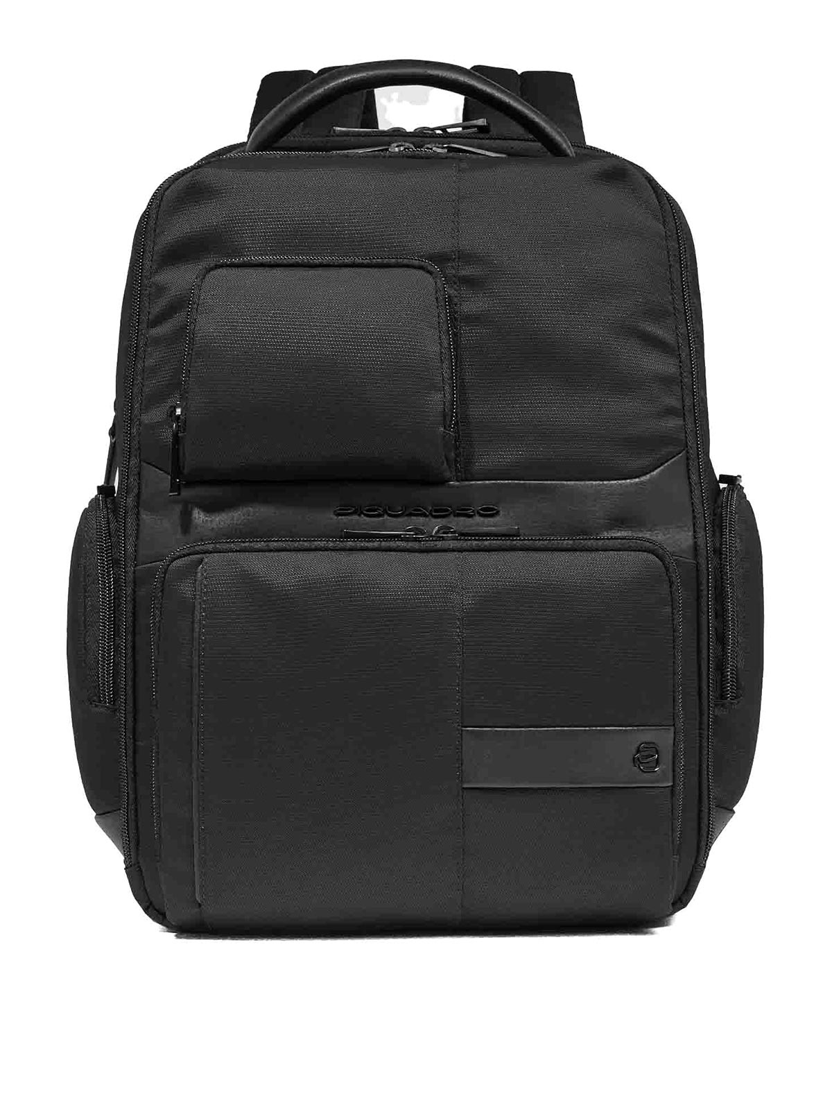 PC 14 port backpack and iPad holder CA6239W129BMN (PIQUADRO / バックパック ) | PIQUADRO (ピクアドロ)