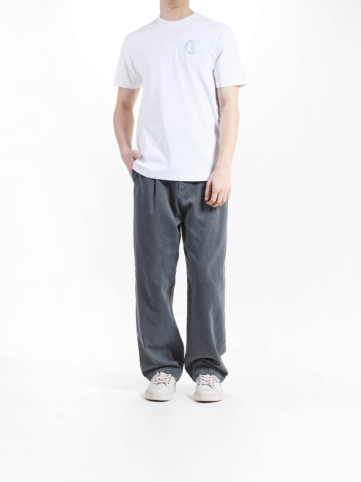 Jc Embroidery Lurex T-Shirt 78OAHT13CJ518003 (Just Cavalli / Tシャツ・カットソー ) | Just Cavalli (ジャスト カヴァリ)(1)