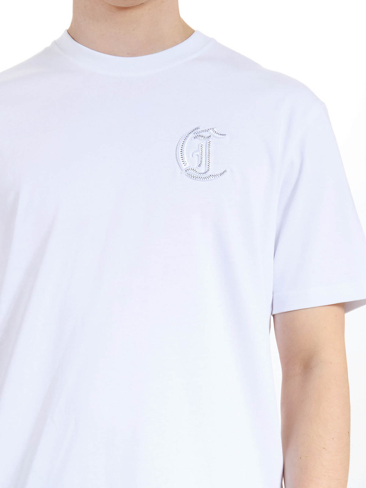 Jc Embroidery Lurex T-Shirt 78OAHT13CJ518003 (Just Cavalli / Tシャツ・カットソー ) | Just Cavalli (ジャスト カヴァリ)(4)