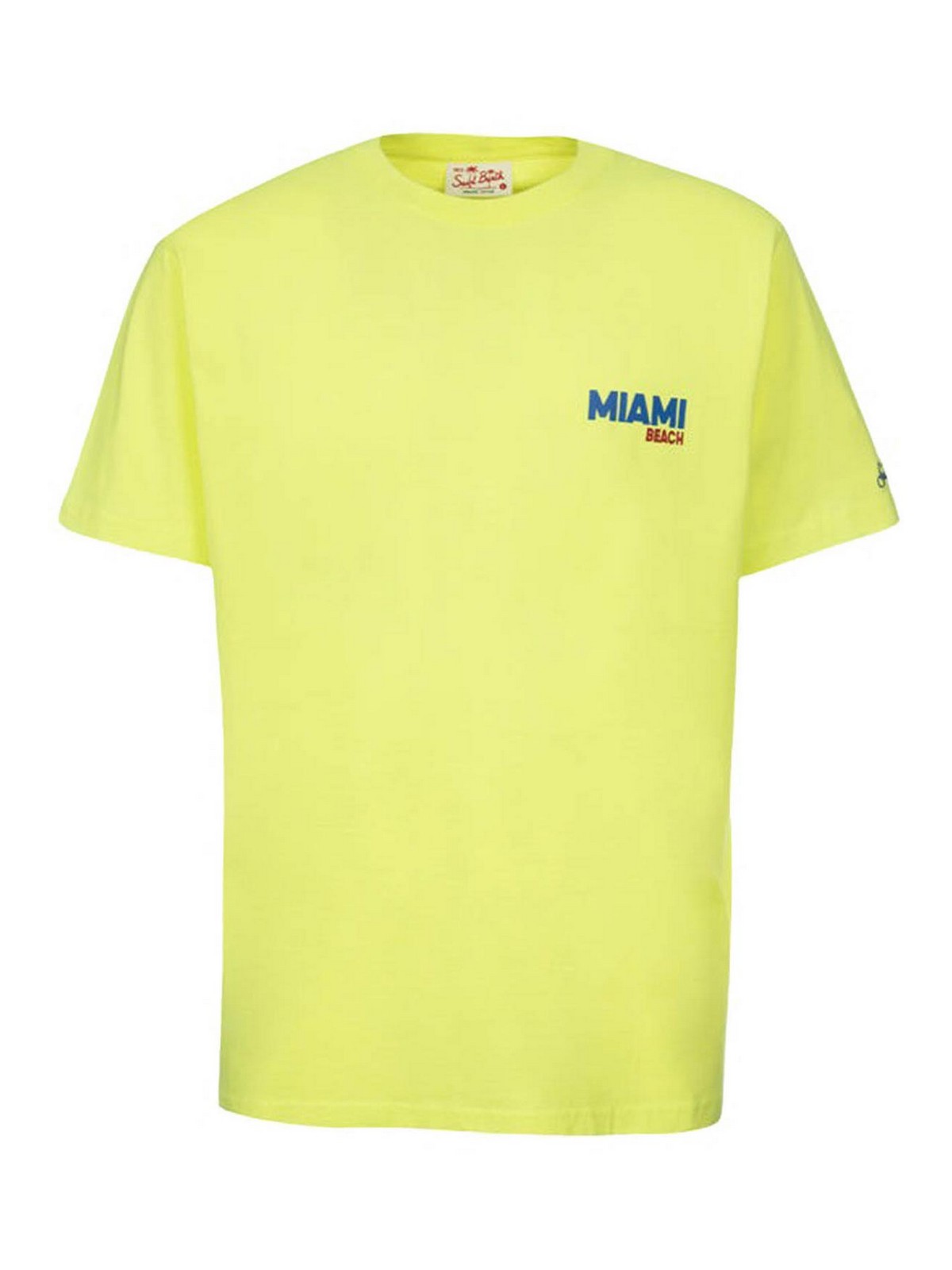 Lime Miami Beach men's t-shirt TSHM00100392F94 (MC2 SAINT BARTH / Tシャツ・カットソー ) | MC2 SAINT BARTH (エムシーツーセイントバース)