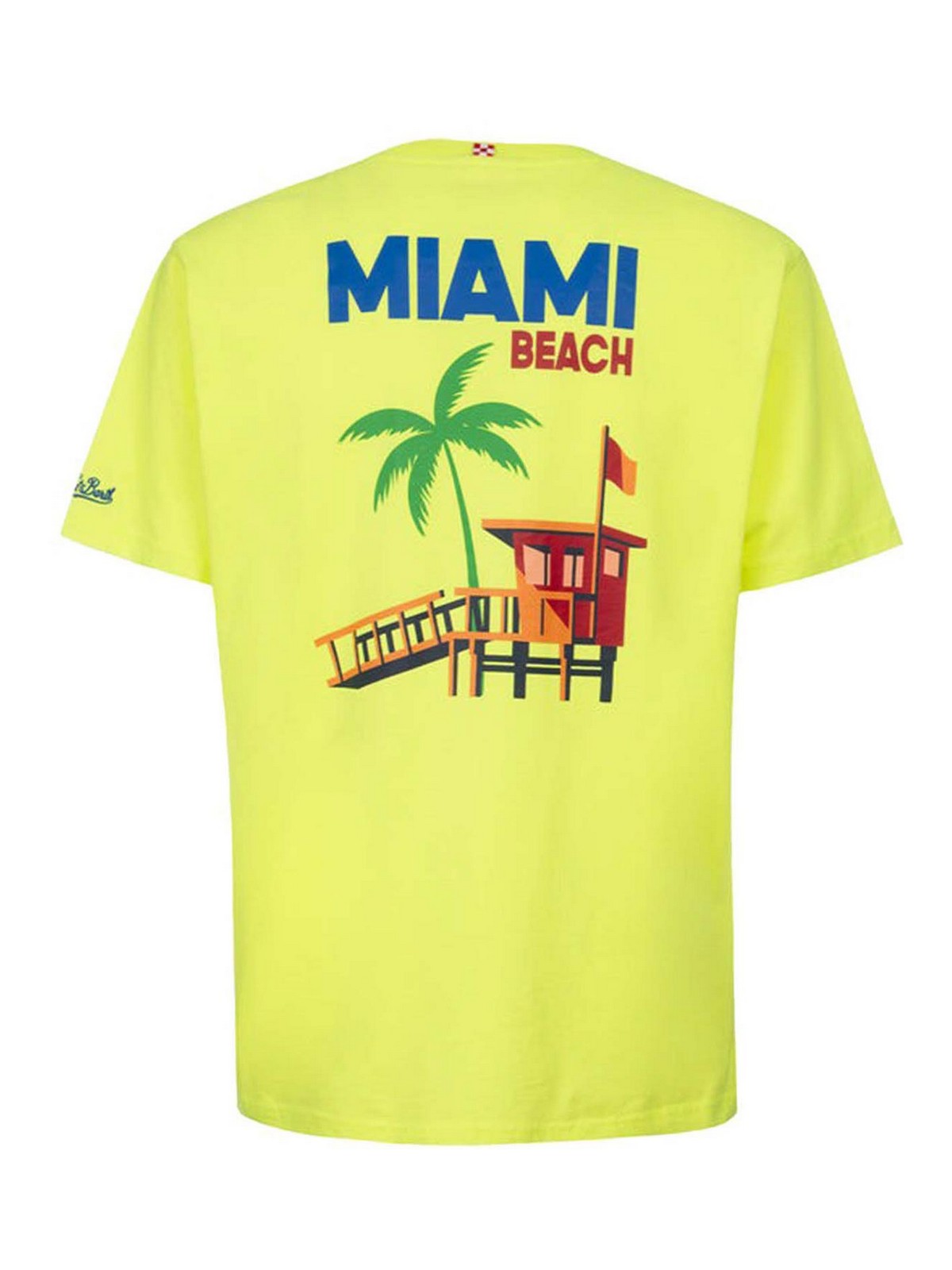 Lime Miami Beach men's t-shirt TSHM00100392F94 (MC2 SAINT BARTH / Tシャツ・カットソー ) | MC2 SAINT BARTH (エムシーツーセイントバース)(1)