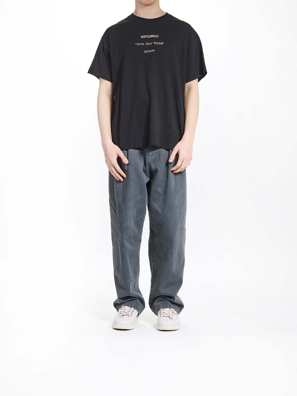 Flames T-Shirt 78OAHC02CJ600899 (Just Cavalli / Tシャツ・カットソー ) | Just Cavalli (ジャスト カヴァリ)(2)