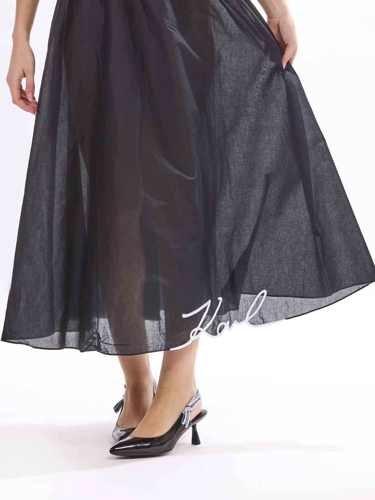 Karl Dna Signature Ankle Dress KHA2W46009999 (KARL LAGERFELD / ワンピース・ドレス・オールインワン ) | KARL LAGERFELD (カール・ラガーフェルド)(4)