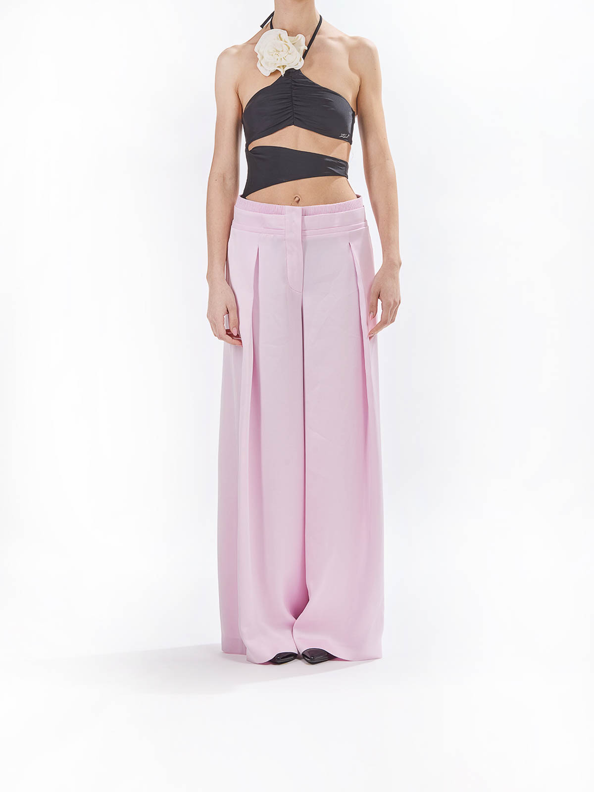 Pantalone Envers Satin 78AJA173N0071495 (GENNY / パンツ ) | GENNY (ジェニー)(1)