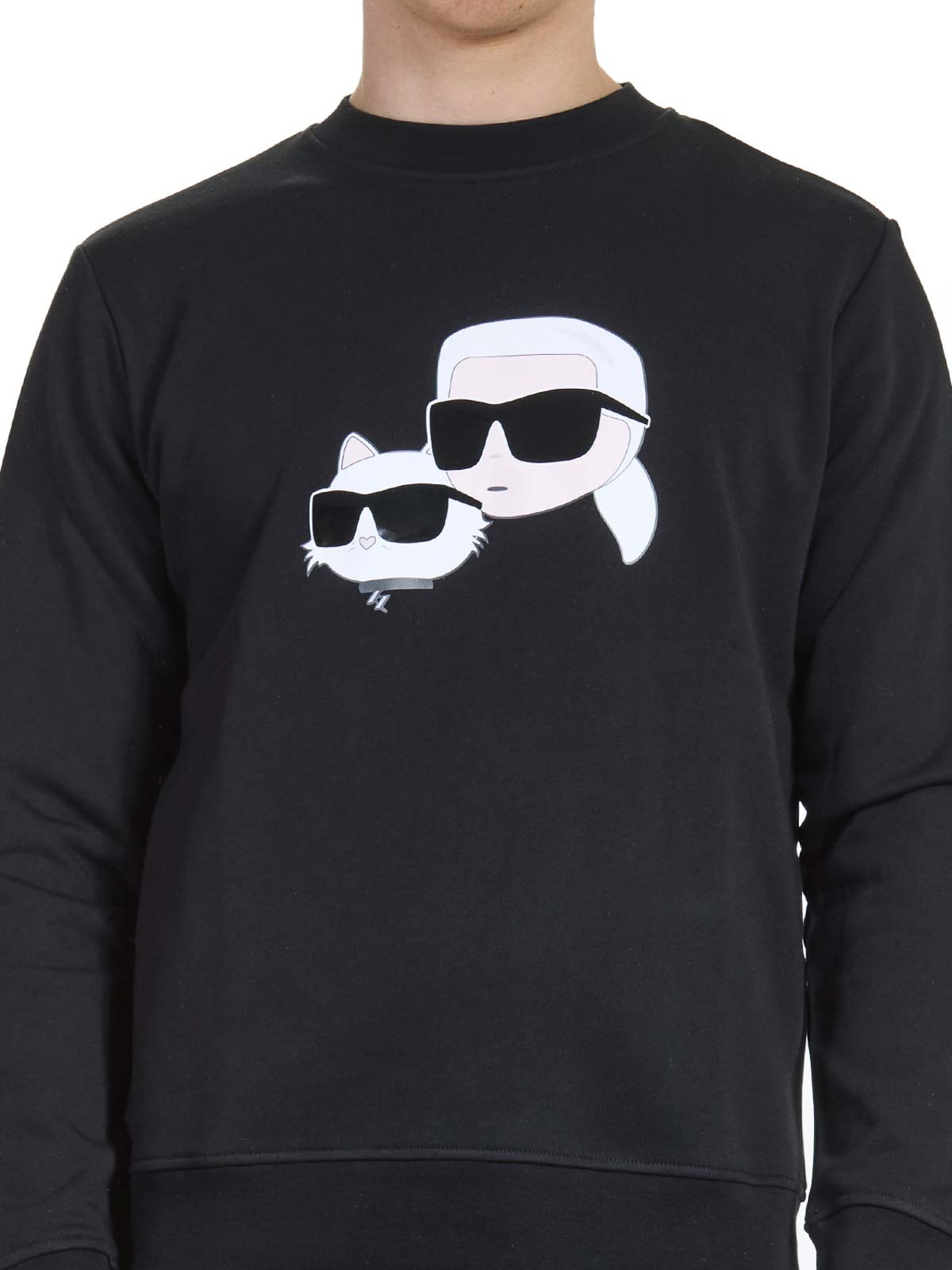 Felpa Karl & Choupette Nft KM705063552941990 (KARL LAGERFELD / スウェット・フーディー ) | KARL LAGERFELD (カール・ラガーフェルド)(4)