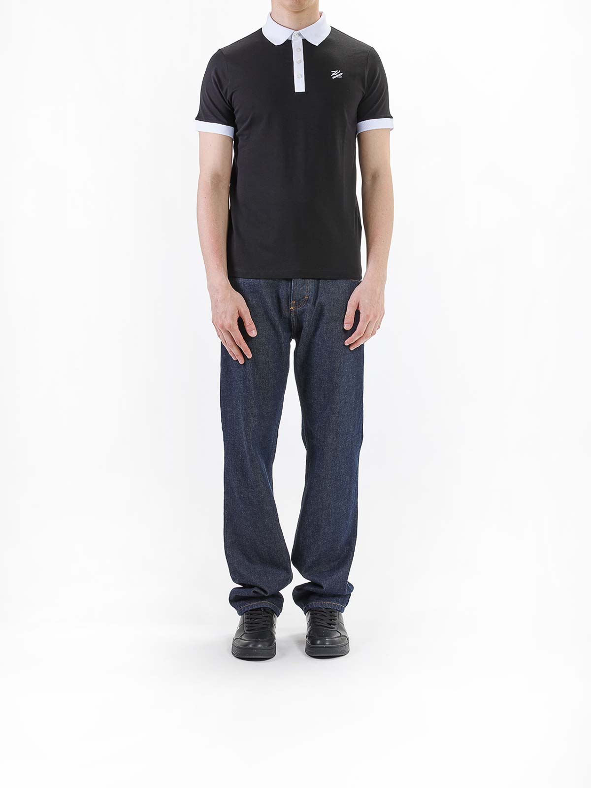 Monogram pole KM745017552235990 (KARL LAGERFELD / ポロシャツ ) | KARL LAGERFELD (カール・ラガーフェルド)(1)